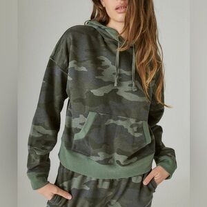 Lucky Brand Cloud Soft Camouflage Fleece Hoodie
